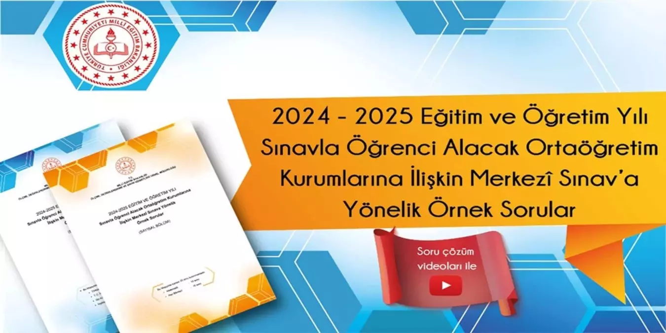 MEB, 2025 LGS İçin Yeni Örnek Sorular Yayımladı