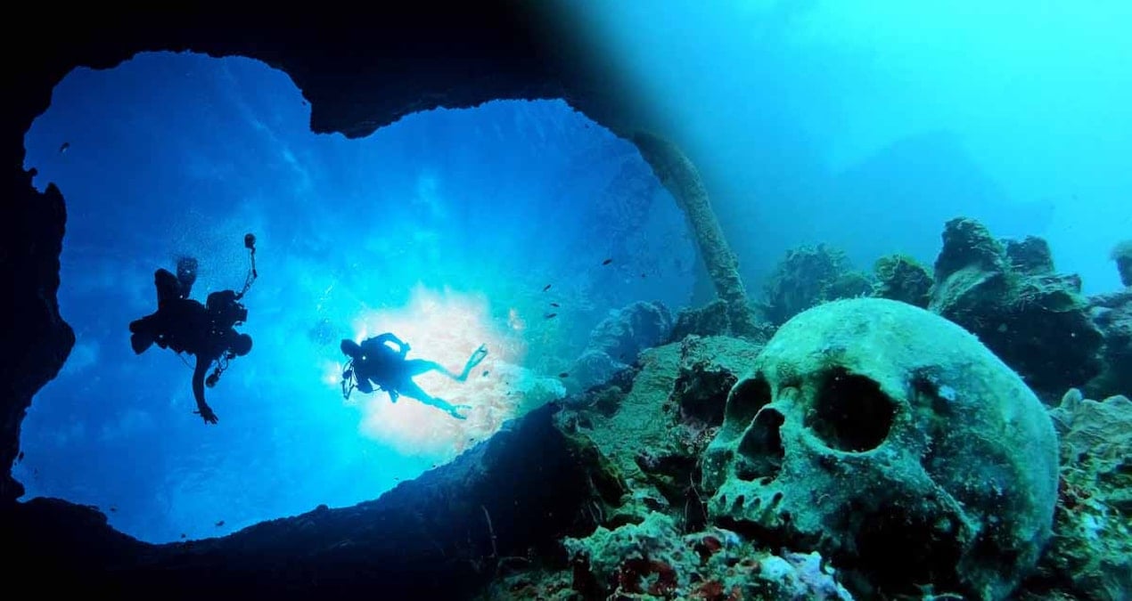 farkinda olmadan dunyanin en buyuk mezarliginin uzerinde yuzuyorlar 80 yillik sirri sadece dalgiclar biliyor zavmscWU