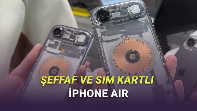 Bir YouTuber, Şeffaf Tasarımlı ve SIM Kart Yuvalı iPhone Air Tasarladı [Video] – Webtekno – Güncel Teknoloji Haberleri ve Video İncelemeleri