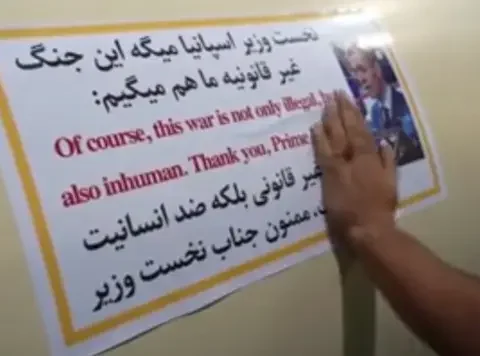 İran’dan İspanya Başbakanı’na Füzeli Teşekkür Mesajı